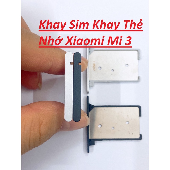 Mã Giảm ELFLASH2 20K Đơn 50K 🌟 Hàng Chính Hãng 🌟 Khay Sim Khay Thẻ Nhớ Xiaomi Mi 3 Zin New