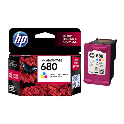 Mực In HP 680 Tri-color Original Ink Advantage Cartridge (F6V26AA) DÙNG CHO HP 1115/3775/ 3635 / 3636 / 3638 / 4675 /