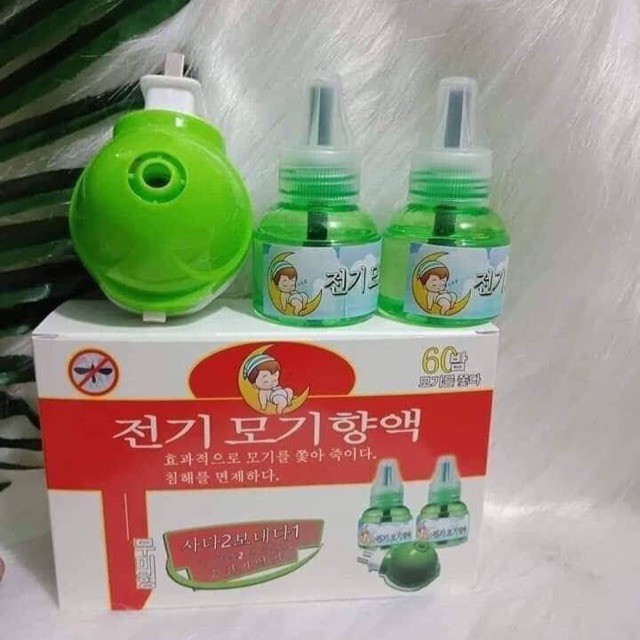 Bộ Đèn và Tinh Dầu Đuổi Muỗi, Đuổi Côn Trùng Hàn Quốc An Toàn từ thiên nhiên