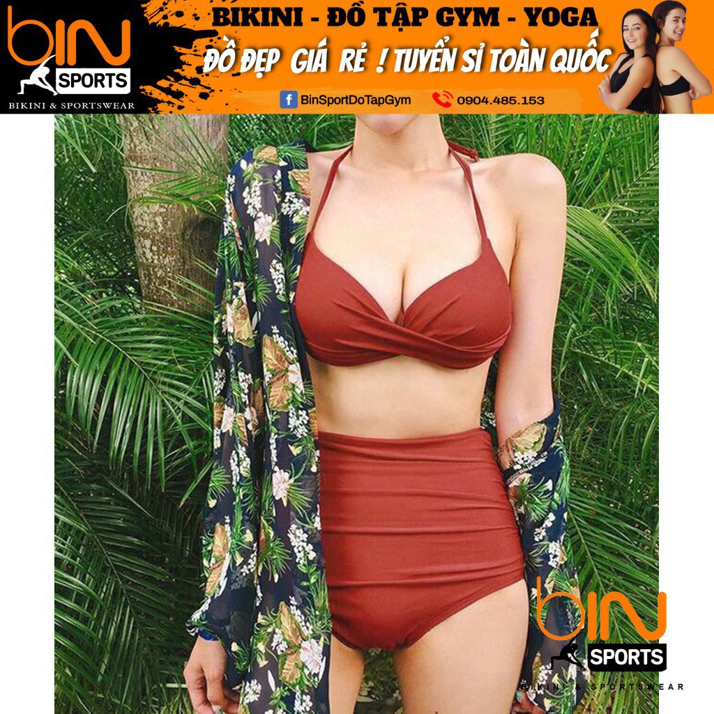 Bikini Bộ Đồ Bơi Hai Mảnh Cạp Cao Freesize Nhiều Màu BHV018 | BigBuy360 - bigbuy360.vn