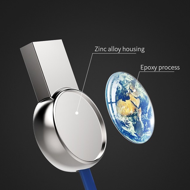 Dây cáp sạc nhanh iPhone Rockspace Hệ mặt trời Orb Series, sản phẩm chính hãng bảo hành 12 tháng 1 đổi 1.