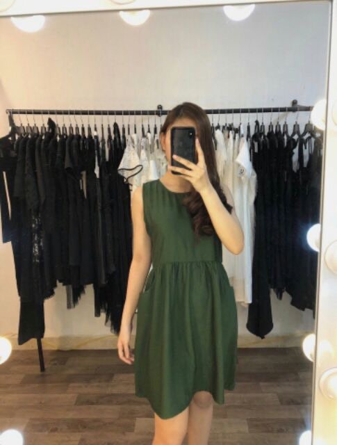 Đầm babydoll 2 túi MH