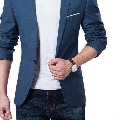 (Blazer Hugo) Áo Khoác Cotton Co Giãn Cho Nam Màu Sắc