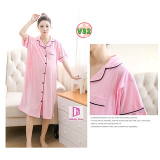 Váy Bầu Sau Sinh Cho Con Bú V32