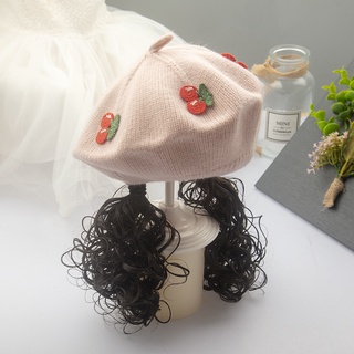 Mũ giả tóc giả phong cách Hàn Quốc cổ điển cho bé gái