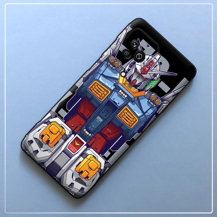 Ốp Điện Thoại Silicone Mềm Dạng Nhám Họa Tiết Gundam Illustration Cho Xiaomi Black Shark 5 5pro 4 4Pro