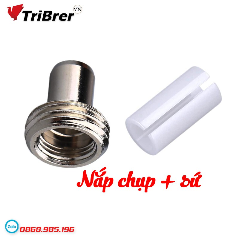 Combo Nắp chụp sắt + sứ thay thế cho bút soi quang VFL