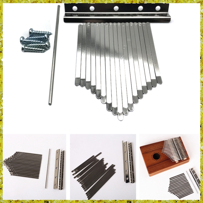 Đàn Kalimba 17 phím chất liệu thép + Nikel hàng chất lượng cao