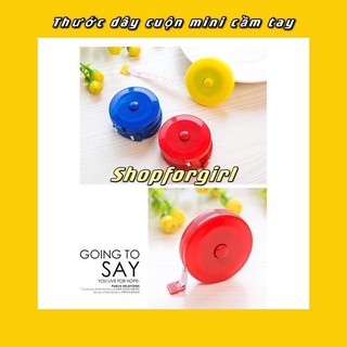 Thước dây cuộn mini cầm tay (giao màu ngẫu nhiên) -SHOPFORGIRL
