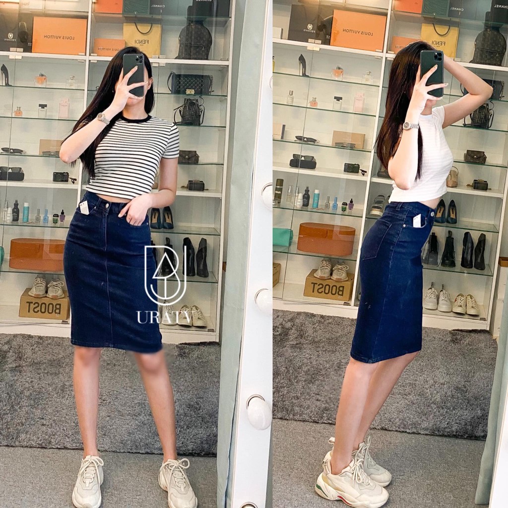 [FREESHIP - ẢNH CHÍNH CHỦ] CHÂN VÁY jean bút chì XẺ SAU MNG | BigBuy360 - bigbuy360.vn