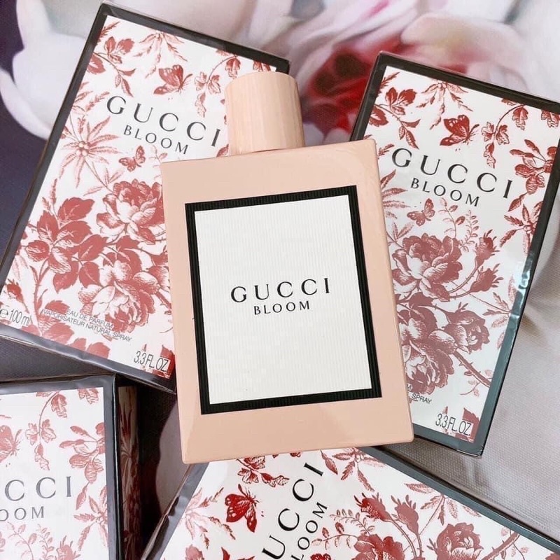 Nước Hoa Dầu Thơm Nữ Gucci  Bloom Hồng 100ml Cổ Điển Sang Trọng