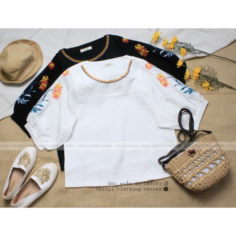 ♥️ ÁO TƠ THÊU HOA NỮ TÍNH BIGSIZE ♥️