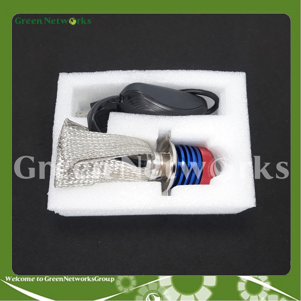 Đèn Pha Led Bi Cầu L6K Râu chân H4 20-40W - 1 đèn Greennetworks