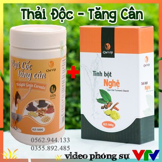 CÓ VIDEO PHÓNG SỰ TRUYỀN HÌNH VTV |COMBO THẢI ĐỘC – TĂNG CÂN | TINH BỘT NGHỆ + NGŨ CỐC TĂNG CÂN