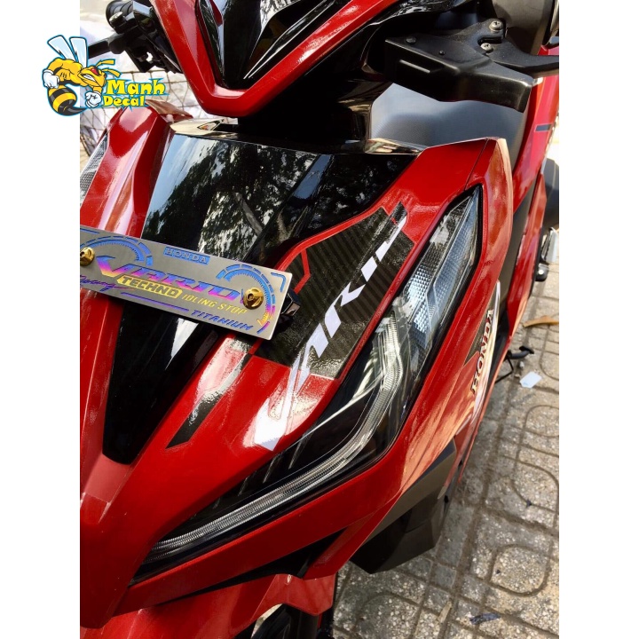(FREE SHIP) Tem xe vario 150 dán xe đỏ indo [Mạnh Decal]
