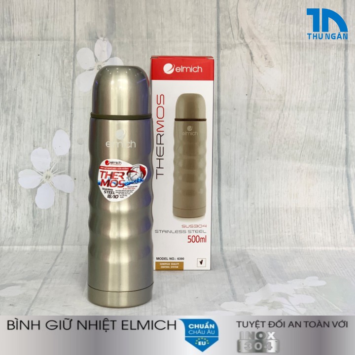 Bình giữ nhiệt Inox 304 nhập khẩu CH Séc Elmich M5 EL6390 500ml Bảo hành 12 tháng