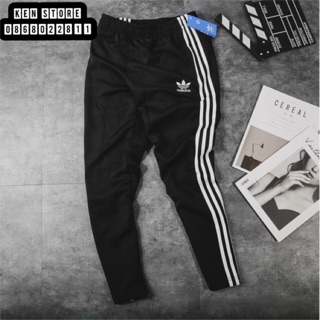 Quần 3 sọc ống suông Full tem Tag