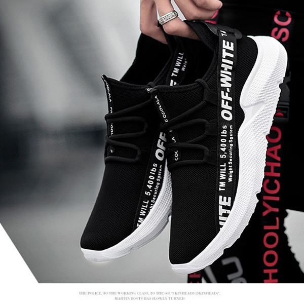 Giày Sneaker Nam thể thao màu trắng cổ cao cho học sinh phong cách Hàn Quốc TAKUTA mã WON