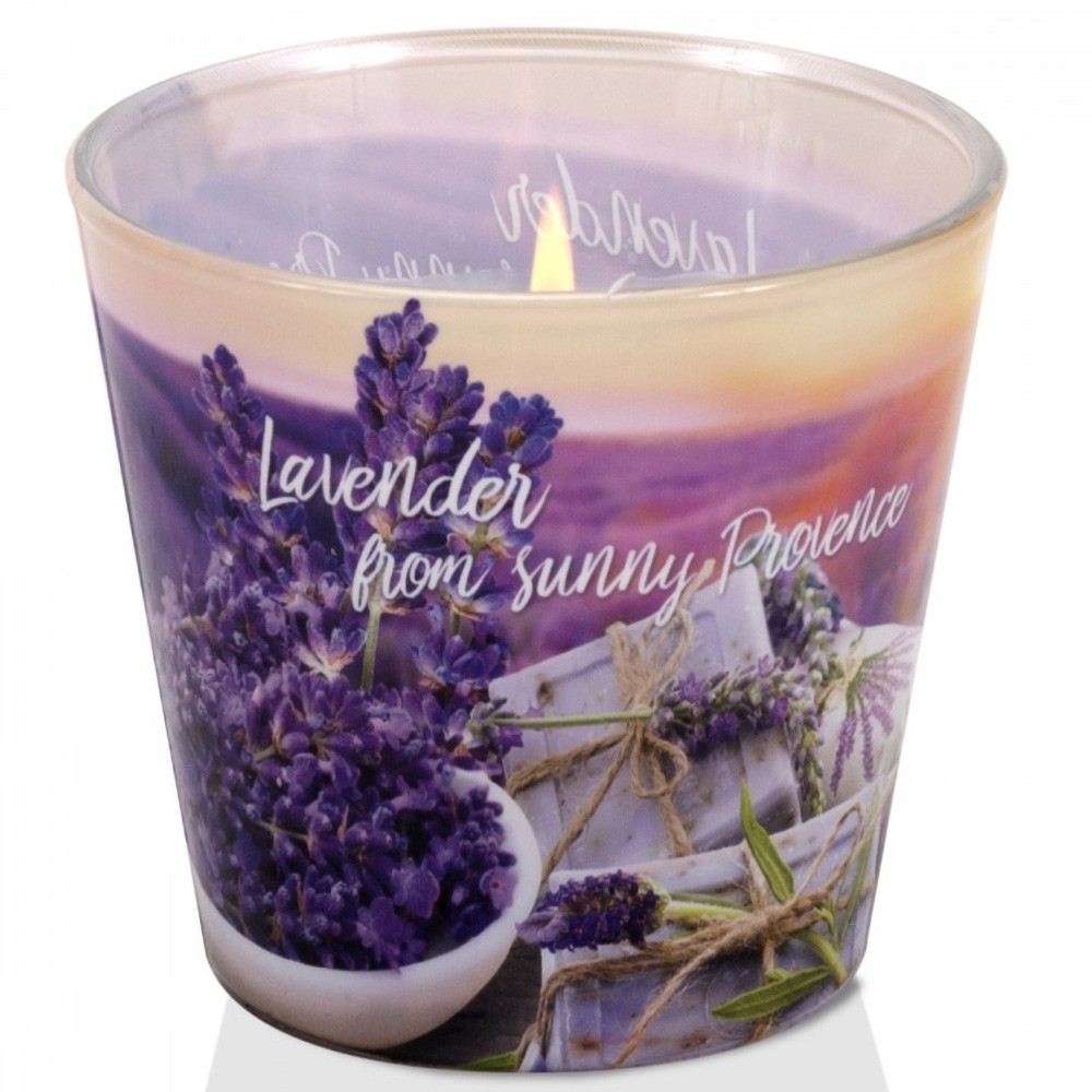 ( CÁNH ĐỒNG OẢI HƯƠNG ) Ly nến thơm tinh dầu khử mùi, tỏa hương tốt Bartek Lavender 115g Fields & Soap