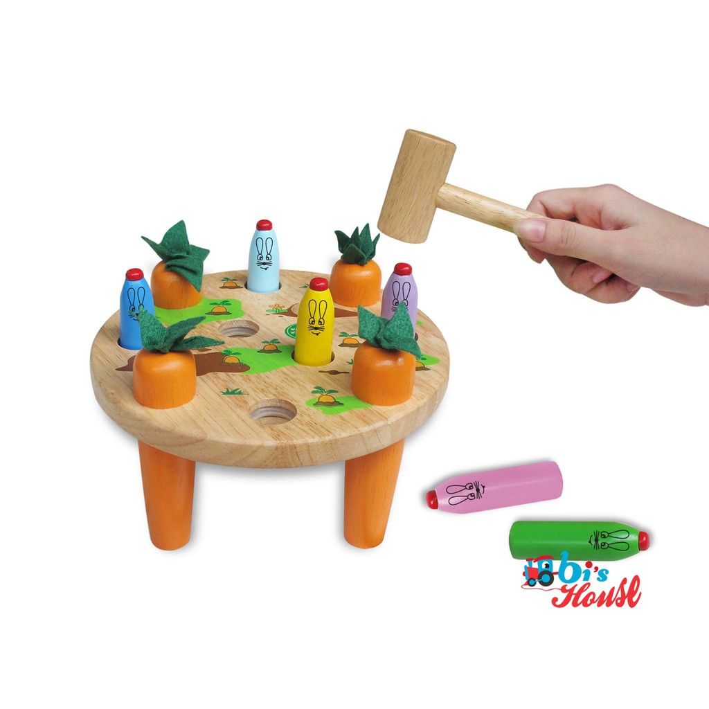 Đồ Chơi Búa Đập Thỏ Winwintoys Rèn Luyện Bé Khéo Léo Nhanh Nhẹn