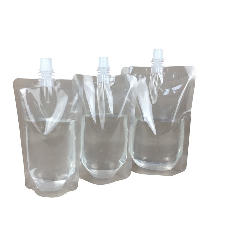 50Pcs 200ML 300ML 500ML Túi Có Vòi Tự Đứng Rõ Ràng Cầm Tay Vòi Đựng Thức Uống Túi Đựng Thức Uống Cho Nước Giải Khát Clear Self Stand Spout Bag Hand-held Drink Spout Pouch Drink Bag for Beverage Liquid