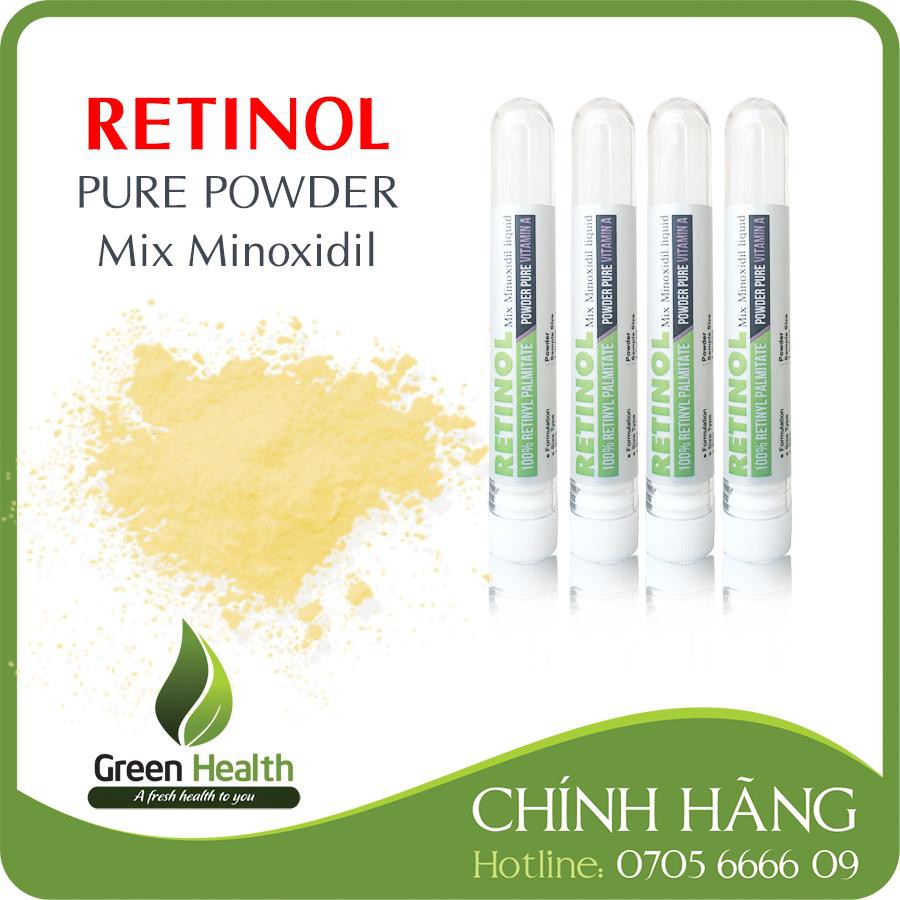 Retinol RETINOL mix Minoxidil hổ trợ mọc râu, tóc