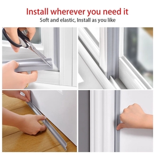 Cuộn Dây Xốp 2m Dán Mép Cửa Sổ Chống Va Chạm
