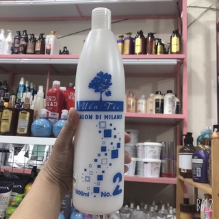 CẶP THUỐC UỐN TÓC MILANO 1000ML*2 mẫu mới
