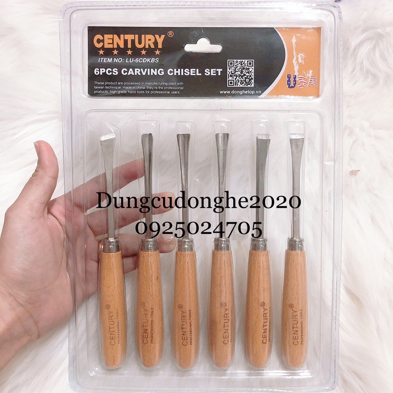 Bộ đục cây cảnh Bonsai 6 cây Century