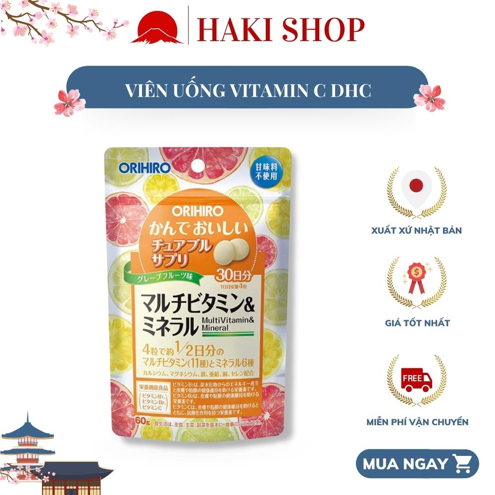 Viên bổ sung vitamin tổng hợp và khoáng chất Orihiro Nhật Bản 120 viên
