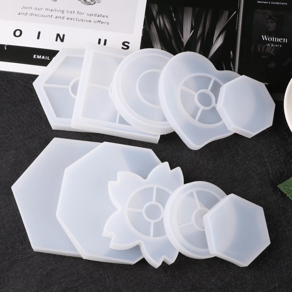 SUYO Khuôn Silicone Hình Đa Giác Làm Đồ Thủ Công