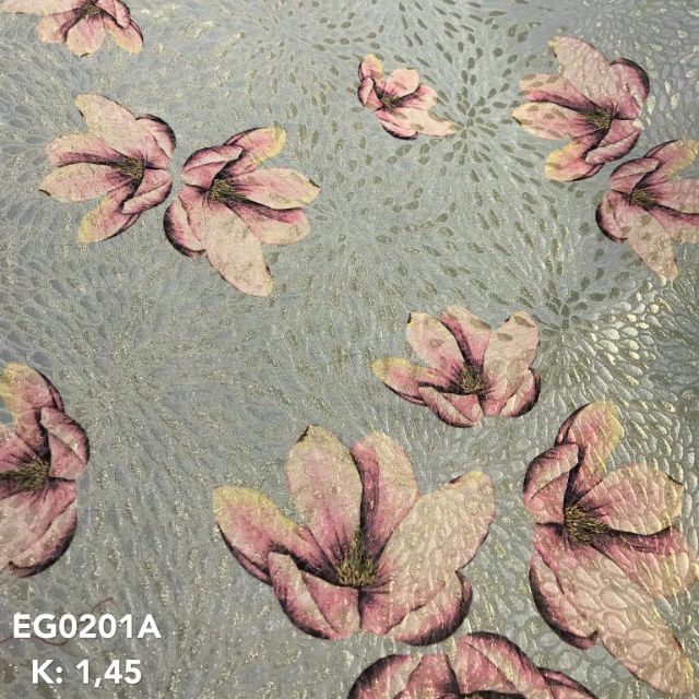 Vải gấm taffta in bông