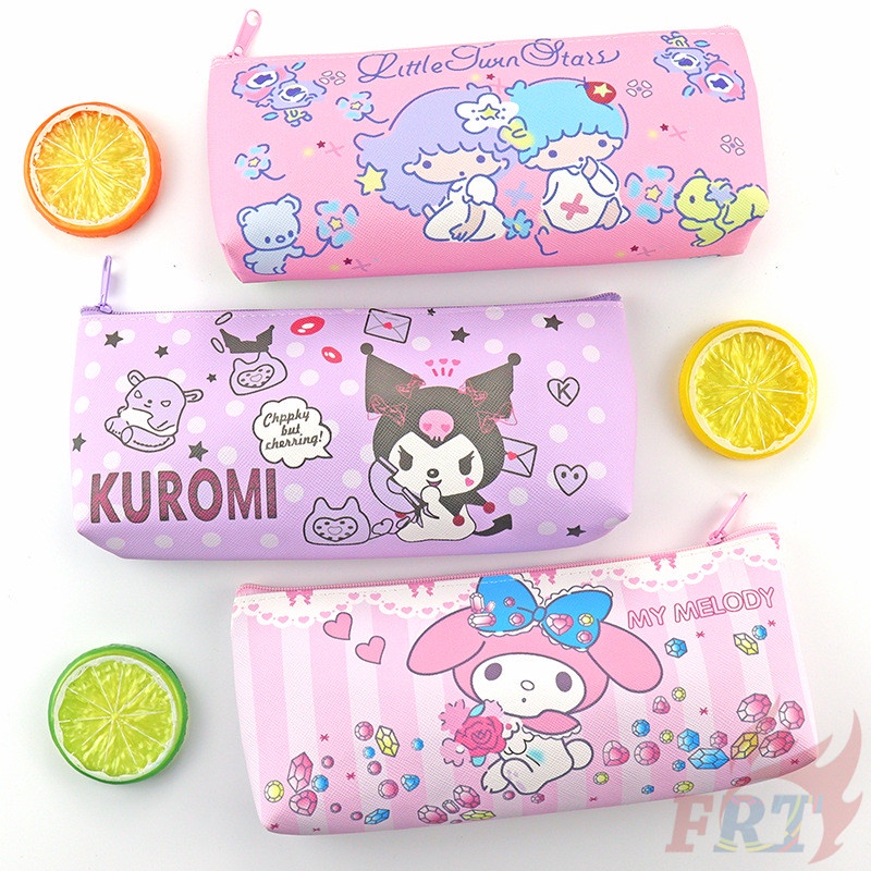 ✿ Hộp Bút Chì Sanrio ✿ 1 Túi Đựng Bút Hình Hello Kitty Cinnamoroll Kuromi My Melody Pompompurin