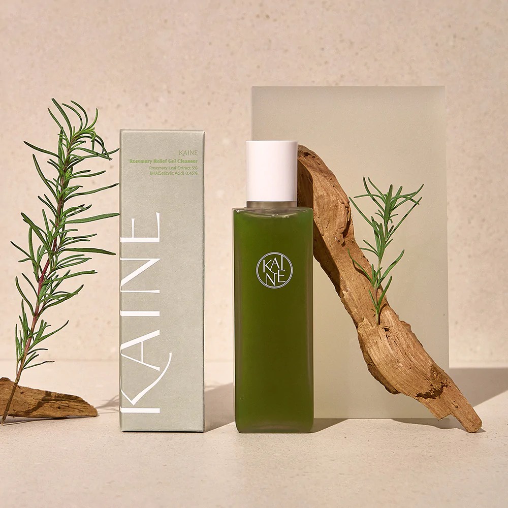 Sữa rửa mặt thuần chay cho da mụn nhạy cảm KAINE Rosemary Relief Gel Cleanser 150ml