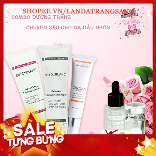 🔥🔥🔥BỘ SIÊU TẮM TRẮNG DA MẶT DETOX BLANC🔥🔥🔥