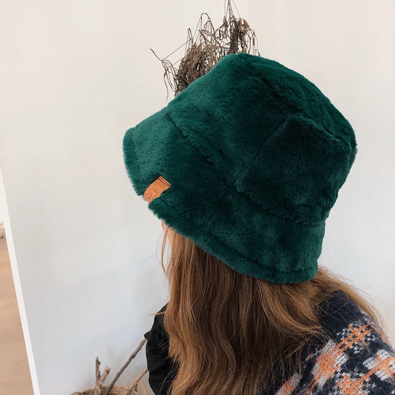 Nón bucket họa tiết da báo phong cách retro thời trang cho nữ