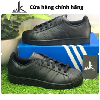 Giày adidas superstar all black eg4957