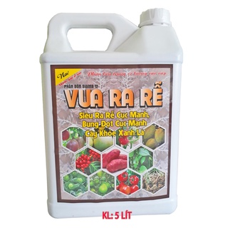 Phân bón vi lượng cao cấp vua ra rễ can 5 lít siêu ra rễ cực mạnh, bung đọt cực mạnh, cây khỏe xanh lá