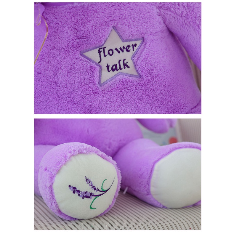 Đồ Chơi Gấu Teddy Nhồi Bông Màu Tím 30cm Có Mùi Thơm Làm Quà Tặng Sinh Nhật Cho Trẻ Em