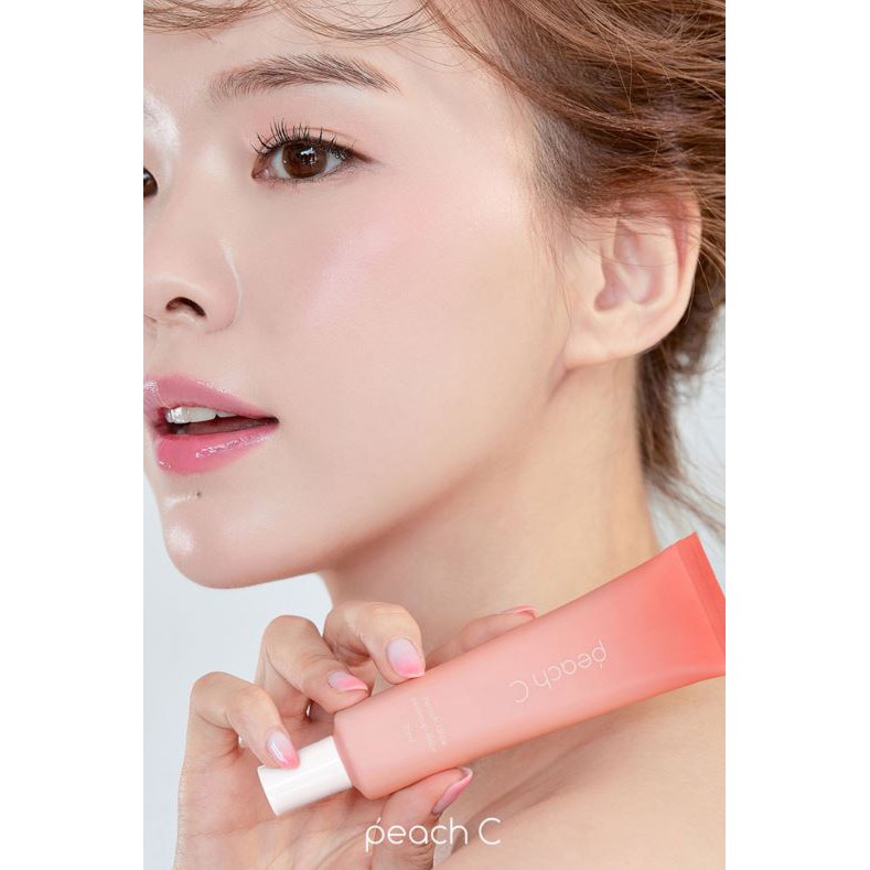 Kem Lót Kiềm Dầu, Che Phủ Lỗ Chân Lông Peach C Peach Glow Makeup Base 35ml