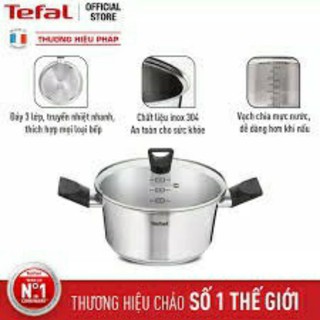 Nồi inox tefal simpleo b9054495 20cm