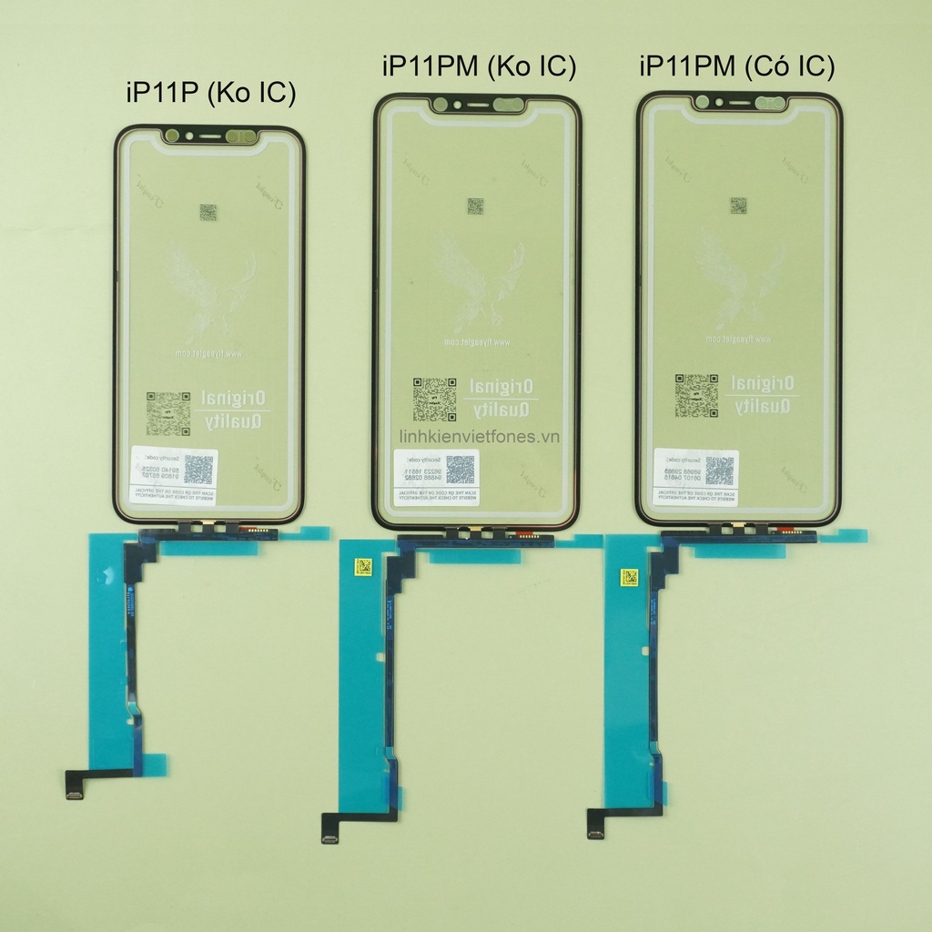 Đủ mã - Mặt kính cảm ứng iPhone (thương hiệu Đại Bàng)