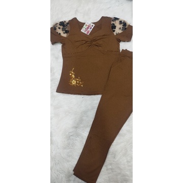 Bộ Quỳnh Anh tay ngắn quần dài thun cotton mịn sale