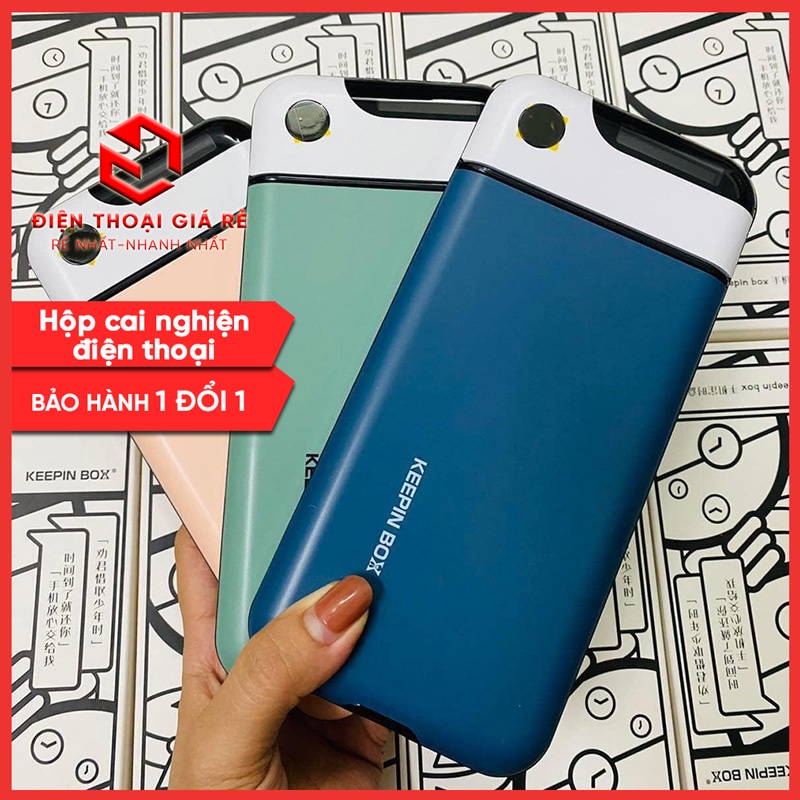 Hộp cai nghiện điện thoại Keepin Box - Hộp khóa hẹn giờ tự động cho smartphone