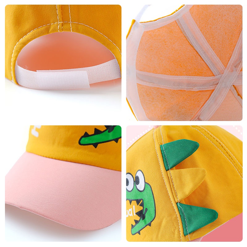 Mũ Lưỡi Trai Thiết Kế Hình Khủng Long Đáng Yêu Cho Bé Trai Và Bé Gái