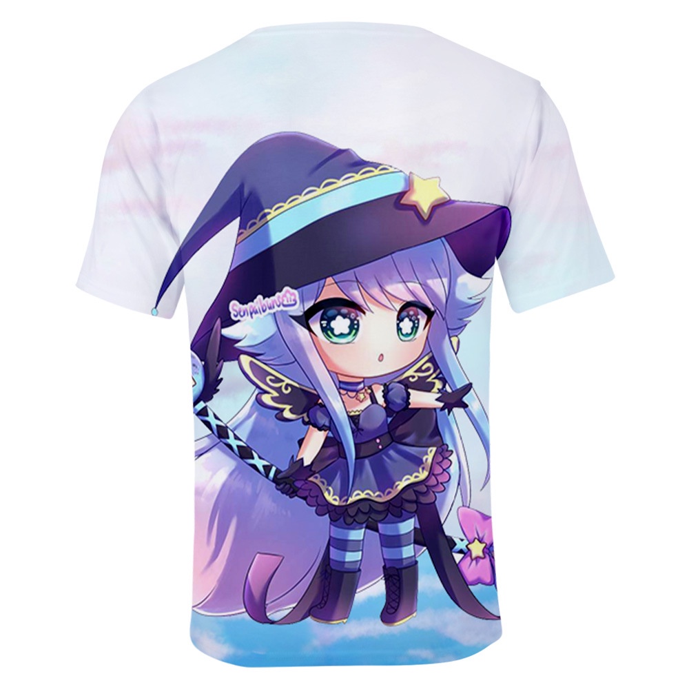 Áo Thun Thời Trang Gacha Life Cho Trẻ Em Gái / Bé Trai