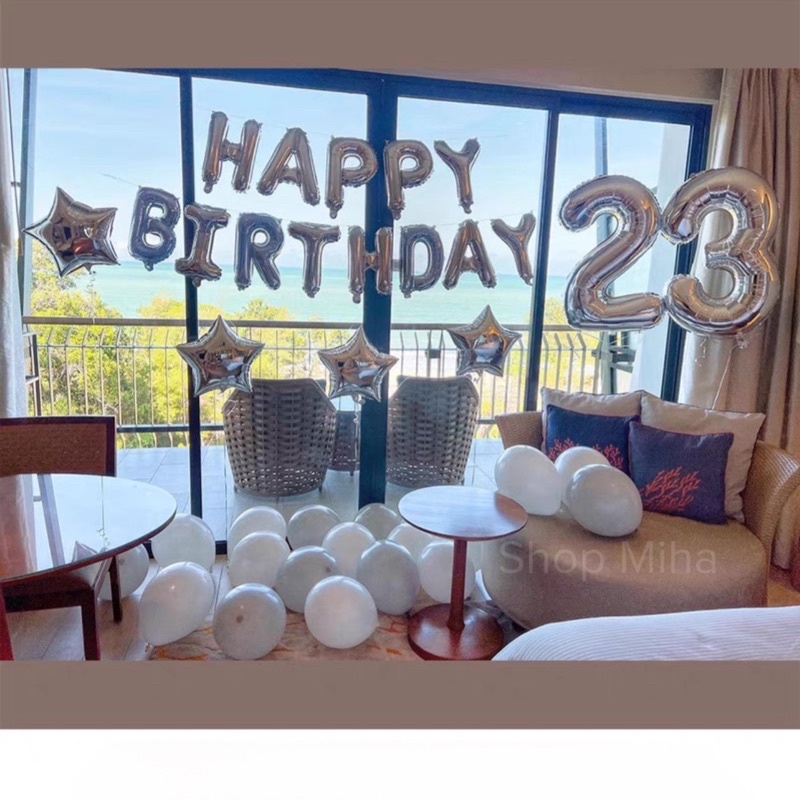 trang trí sinh nhật tại khách sạn cho nhóm bạn đi du lịch