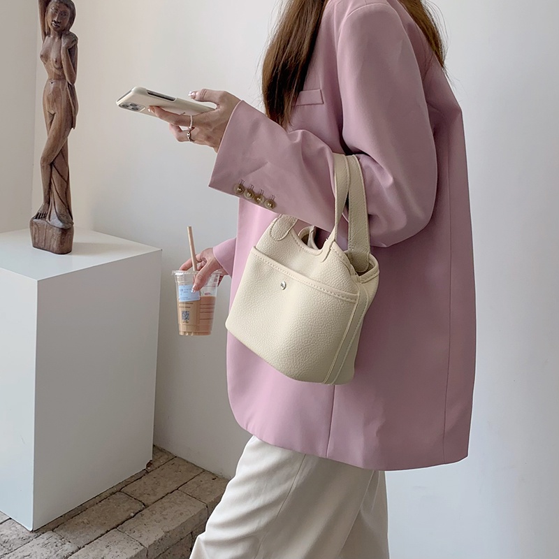 Túi Đeo Chéo Da Mềm Phong Cách Hàn Quốc Đơn Giản Cho Nữ