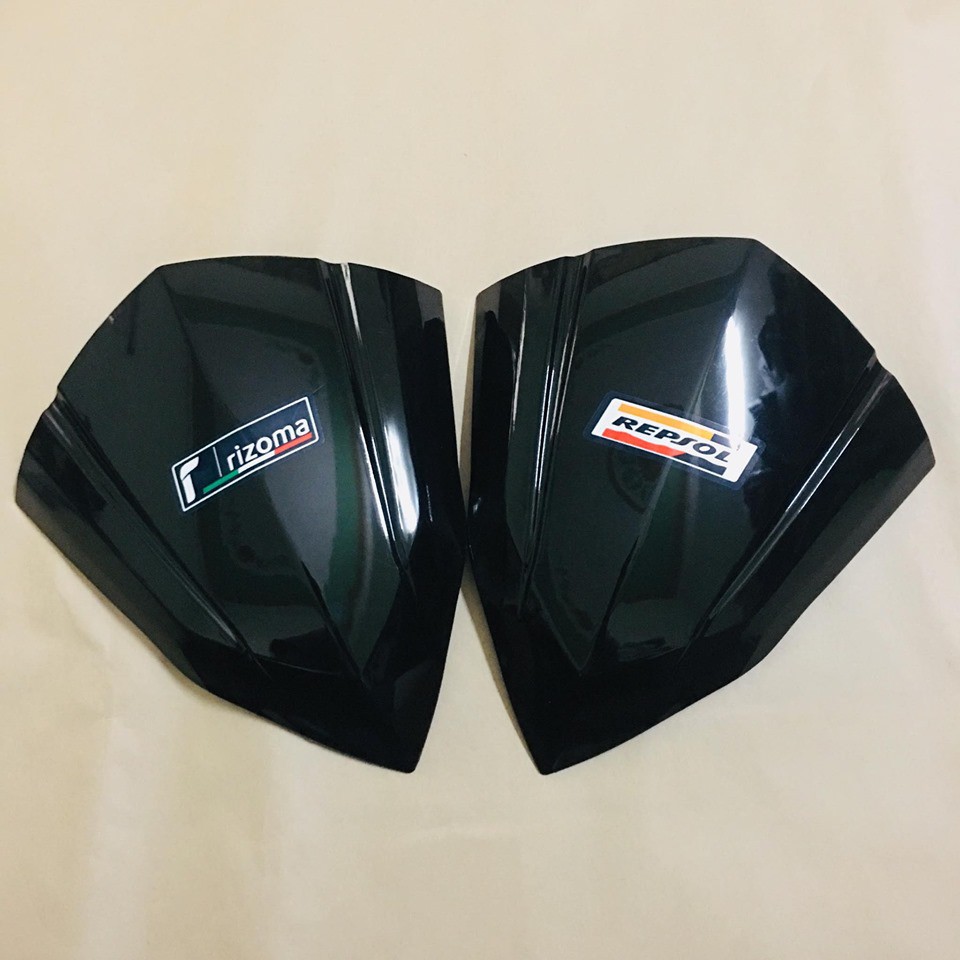 Mào winner X kiểu mẫu dán đen bóng