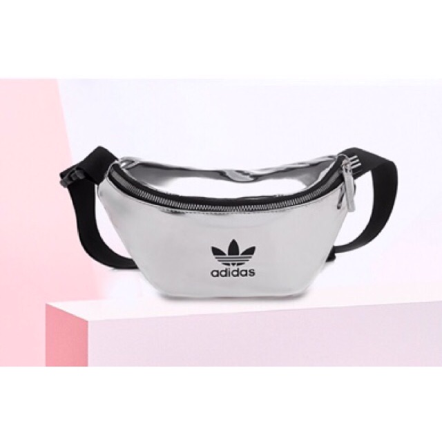 Túi bao tử Adidas ánh bạc